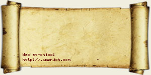 Janko Jakšić vizit kartica